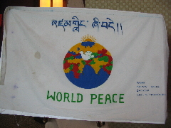 peace flags