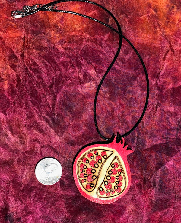 Pomegranate pendant