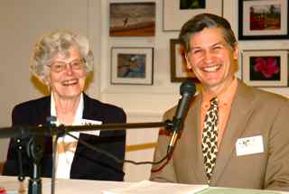 Joan von Mehren and Michael Barnett. Photo by Ted Hallman, 2010.