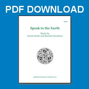 Speak to the Earth songbook - download
